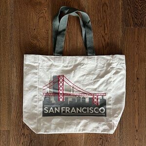 San Francisco 100% Cotton Canvas Tote Bag